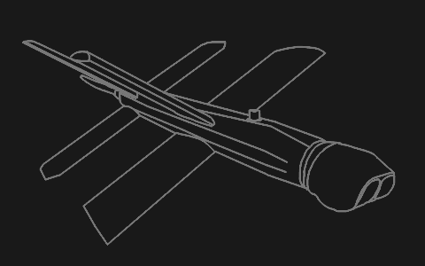 Sketch of a Russian Lancet drone